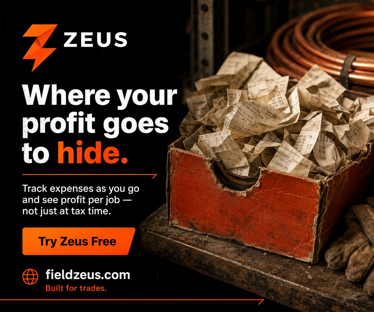 Campaign poster: a workbench of loose receipts, beside the headline "Where your profit goes to hide."